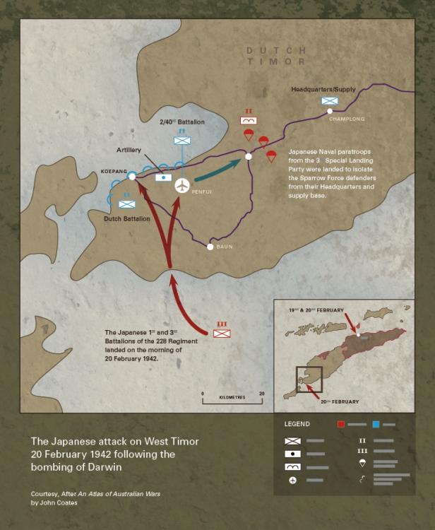 Japanese assault on Dutch Timor, February 1942