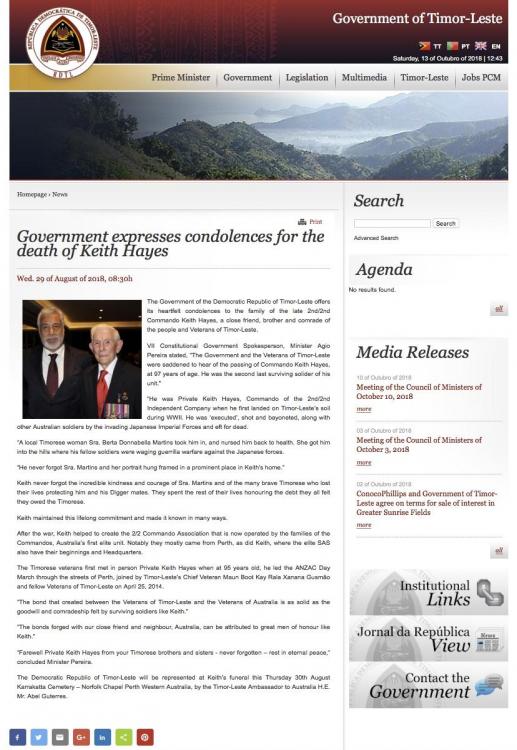 Government expressess condolences for the death of Keith Hayes.jpeg
