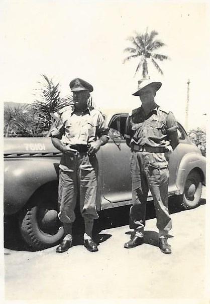 Rabaul 1945-1946 General Kenneth Eather and Major Geoffrey Laidlaw