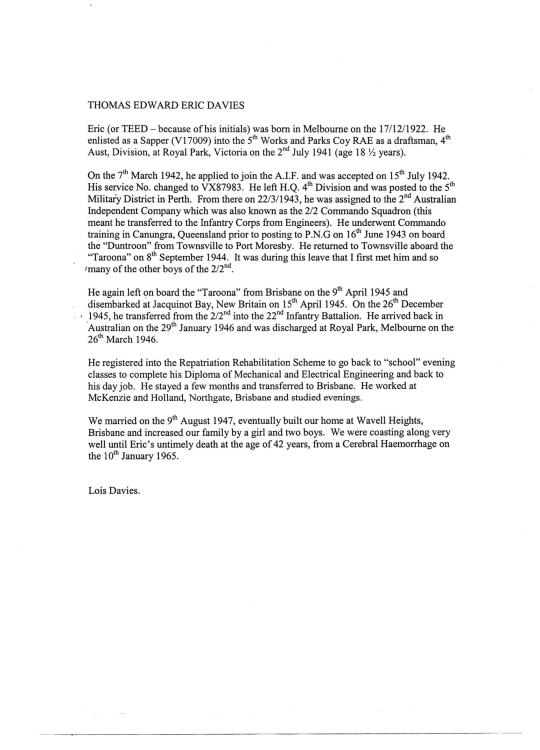 Thomas Edward Eric Davies - [notes by] Lois Davies.jpg