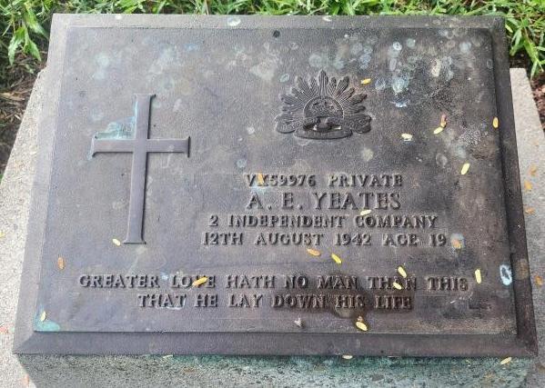 More information about "Arthur Edward YEATES"